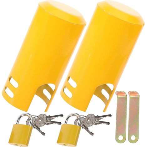 Couvercle de Serrure en Fer Jaune pour Robinet (1/5)
