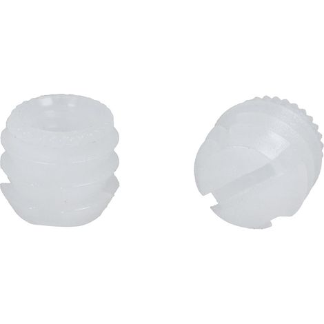 Bussole ad espansione in nylon - M6 - Ø 11 mm. trasparente 20 pz.