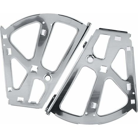 1 Paar Edelstahl-Schuhscharniere für Möbel, Schubladen und Schränke, Drehgestelle, Ersatzbeschläge für Küchen- und Wohnzimmermöbel, verdeckte Montage (2-lagig) - Crezuo