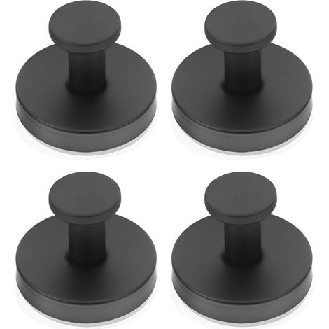 Stainless Steel Hooks 4 Pieces Suction Cup No Drilling