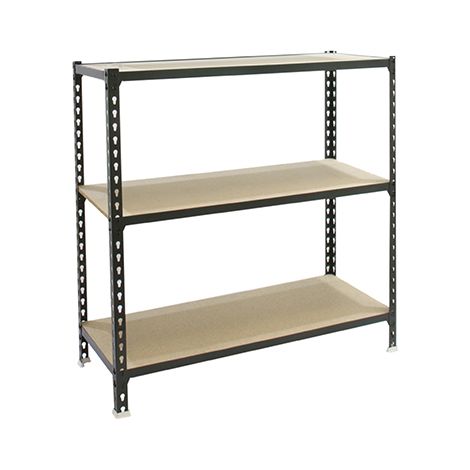 SimonRack Scaffale Portaoggetti, 1000x900x400 mm, 3 Ripiani in Legno, Portata 150 kg per Ripiano, Scaffale da Garage, Antracite/Legno – Maderclick (1/3)