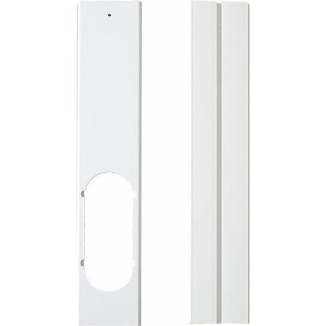 Kit per finestra - Guarnizione per finestra regolabile Kit scorrevole per finestra Piastra di tenuta per condizionatore d'aria portatile con tubo di scarico per condizionatore d'aria mobile (2 pezzi, (1/4)