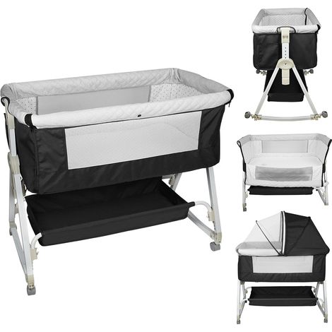 3-in-1-Babybett – Babybett für 0–36 Monate – Schwarz (1/5)