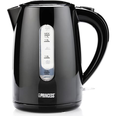 Bouilloire Princess 236017 inox noir 1,7 L 2200 W