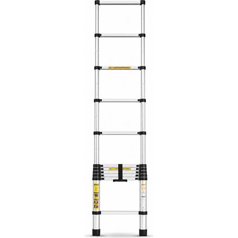 Échelle Télescopique Aluminium Pliable pour Maison 3,2 m (1/5)