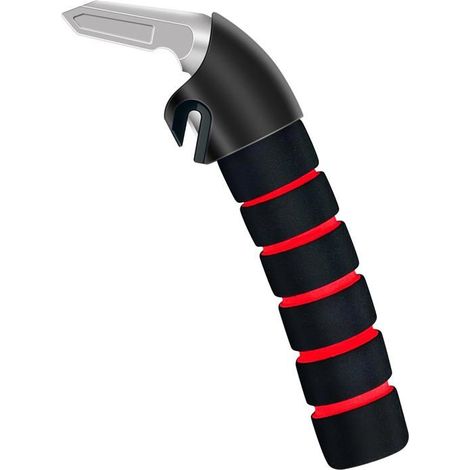 Poignée de porte, poignée auxiliaire multifonctionnelle, pour seniors, rouge (1/3)