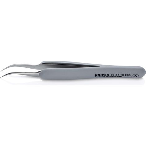 KNIPEX 92 31 10 ESD Präzisionspinzette mit gummiertem Griff ESD gummierter Griff 122 mm (1/7)