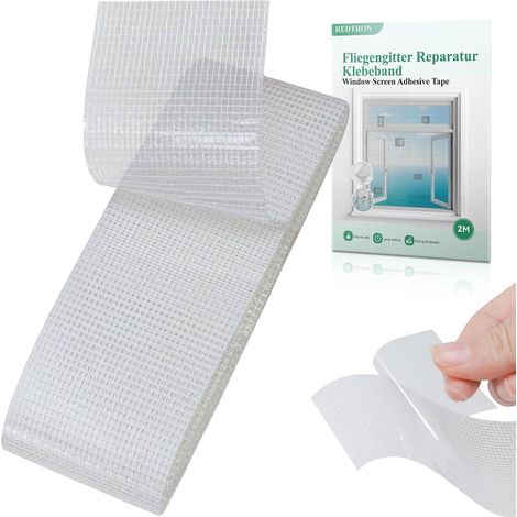 Reparaturband für Fliegengitter, 48mm x 2m, Weiß, Stark Klebend (1/5)