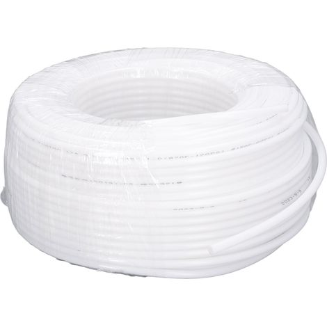 Tuyau flexible en PE de 1/4 po et 100 m de longueur, facile à couper, pour l'arrosage du jardin. (1/5)