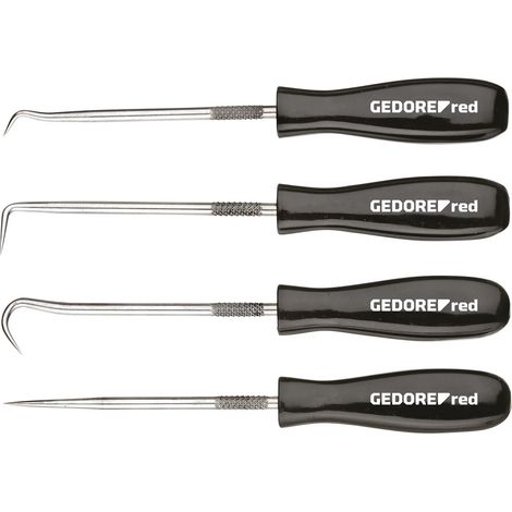 Gedore RED 3301548 Set de crochets pour montage joint torique L.1 35mm 4 pièces (1/5)