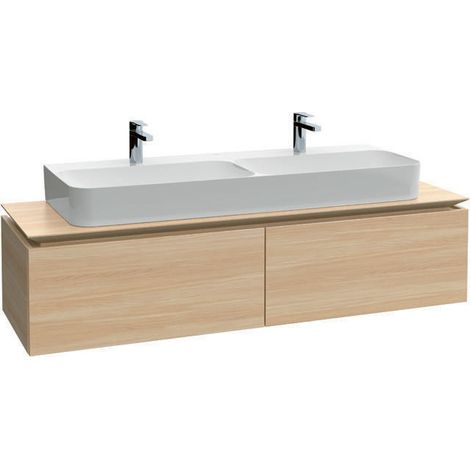 V&B Waschtischunterschrank LEGATO 1600x380x500mm Glossy White (1/4)