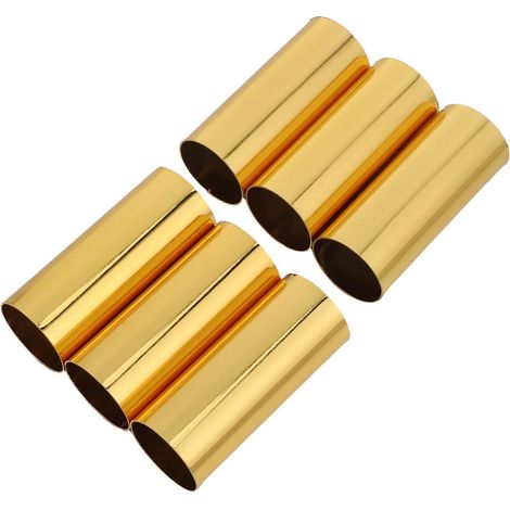 Set of 6 E14 Socket Sockets Metal Candle Cover for Ceiling Light Hanging Candle Lamp Sleeve Accessory for Chandeliers Wall Sconces and Table Lamps (1/5)