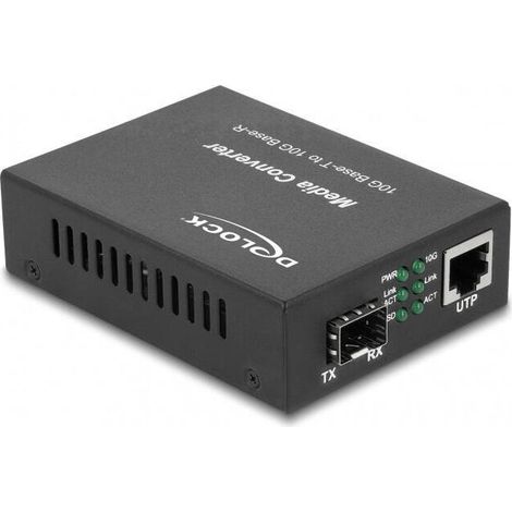Delock 86861 convertidor multimedia 10gbase-r sfp+ a 10gbase-t rj45 (1/3)