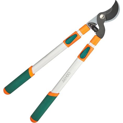 2-Hand-Teleskop-Astschere mit Stahlklingen und ergonomischen Griffen