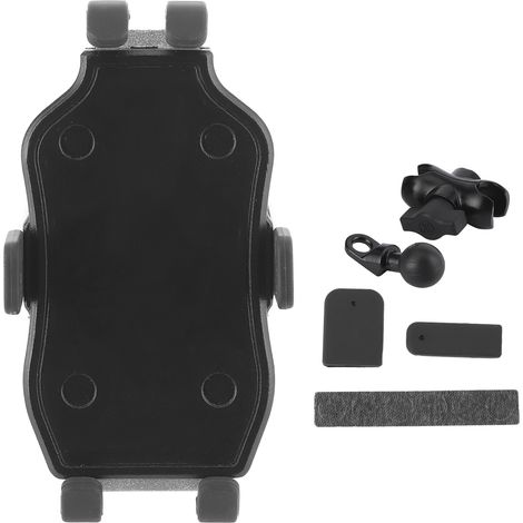Support téléphonique universel pour moto en alliage d'aluminium, rotatif à 360°, pince de guidon robuste (1/5)