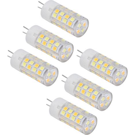 Stück G4-Glühbirnen, 3 Lichtfarben, 220 V, kleine Decken- und Wandlampenbirne für Zuhause und Büro, G4, 5 W, 52 LEDs (1/5)