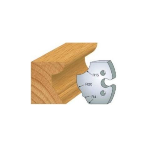 JEU DE 2 FERS PROFILES ACIER HT 50MM N°223