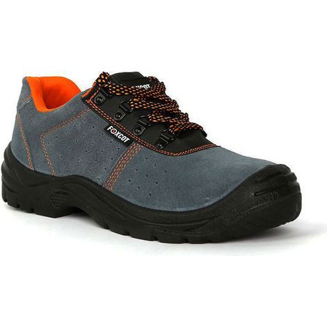 Zapatos de seguridad Foxcot Wasp Grey S1P SR - 48 (EU) - Nero