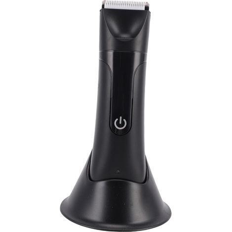 Tondeuse électrique pour le Corps, Tondeuse Efficace et Rechargeable pour Hommes, Utilisation Humide et Sèche, Conception en Coin R pour les Zones Sensibles, Acier Inoxydable ABS, Outil de (1/4)
