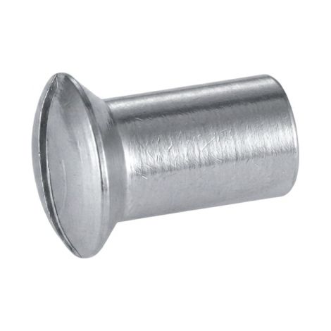100 Ecrous Relieurs Fraisés Bombés Fendus M6 mm - Inox A2 - D-Work