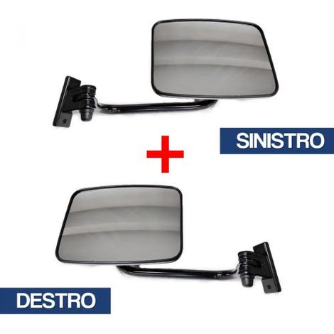 SPECCHIO UNIVERSALE DESTRO SINISTRO TRATTORE MACCHINA OPERATRICE MULETTO 19659/1 (1/5)