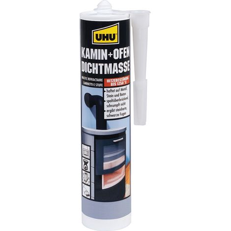 UHU 46895 Mastic d\'étanchéité pour cheminées et fours 530 g