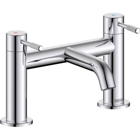 Bristan Molida Bath Filler Tap Pillar Mounted - Chrome
