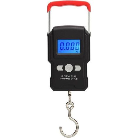 Balance De Pêche - 50 Kg - Écran LCD Rétroéclairé - Pour Pêche En Plein Air Et Bagages - 1 Pièce (1/4)