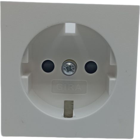 enchufe gira 492003 sistema 55 acabado blanco moderno