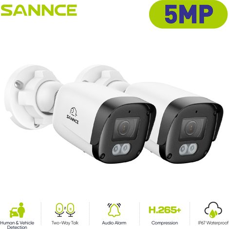SANNCE 3K Outdoor PoE Security Camera with Two-Way Communication Dustproof IP67 (1/5)