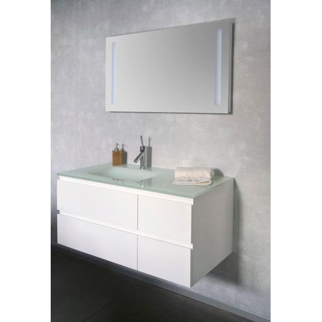 Ensemble salle de bain CUBE blanc 100 x 48 x 46 cm