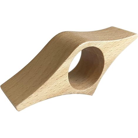 Marque-page en bois avec large trou pour le pouce, aide à la lecture à une main, accessoire indispensable pour les amoureux des livres (1/5)