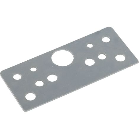 Marchesi Distanzplatte 1mm, für Zusatzschloss, 70x30mm, Stahl verzinkt