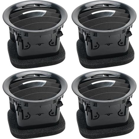 pezzi Griglia di sfiato aria condizionata per Opel Vauxhall ADAM Corsa D Copertura bocchetta aria condizionata 13417363 (nero lucido) (1/5)