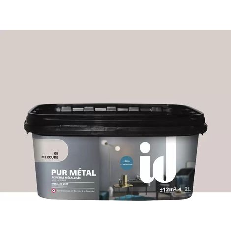Peinture métallisée ID Pur Métal Mercure n°9 2 L (1/2)