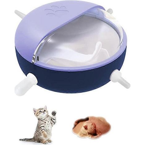 Gamelle en silicone durable pour chiots et chatons, idéale pour les petits chiens et les chiots nouveau-nés. (1/5)