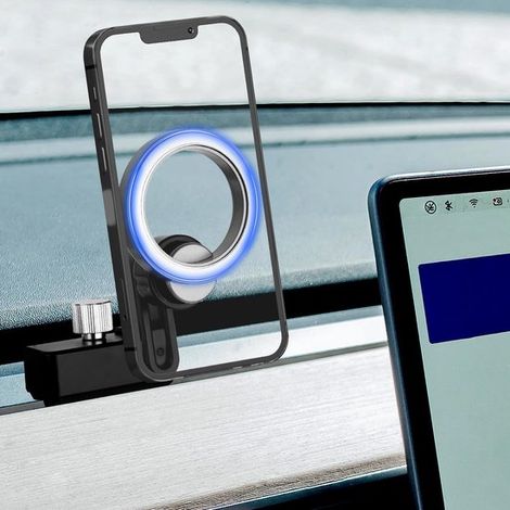 VVGoods，Supporto magnetico per telefono da auto per bocchetta di ventilazione，adatto per Tesla Model 3 e Model Y，compatibile con iPhone MagSafe (1/5)