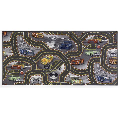 Tapis circuit voiture - Racers - 140x200 cm (1/3)