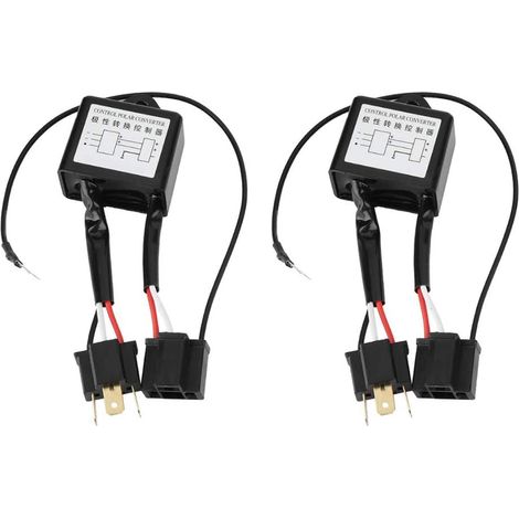 Commutateur de faisceau à polarité négative inversée - Adaptateur convertisseur LED inversé 2 pièces, boîtier de conversion, contrôleur de conversion (1/5)