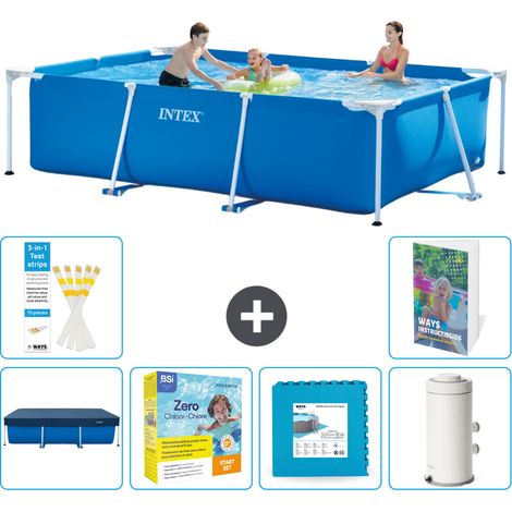 Rechteckiger Frame Pool - 300x200x75 cm - 7-teilig S102