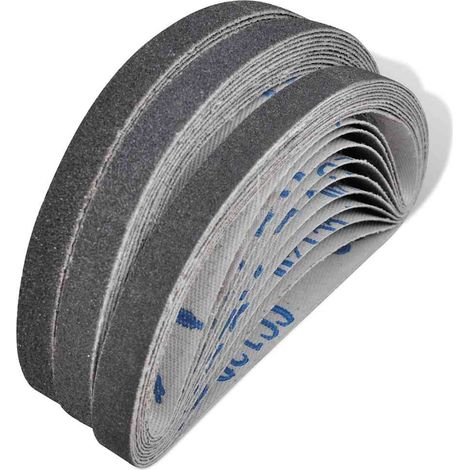 Lot de 30 courroies abrasives pour ponceuse à bande pneumatique (1/5)