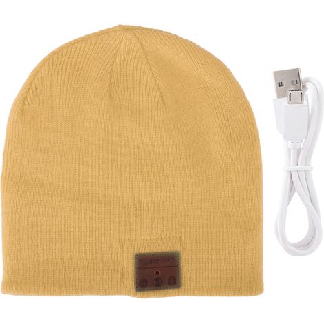 Casquette Audio Bluetooth sans Fil avec Casque Stéréo Intégré (Kaki) (1/5)