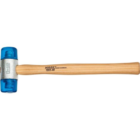 Hazet 1951-40 Martello Morbido In Resina Sintetica, Antirimbalzo, Multicolore, Lunghezza 320 mm (1/3)