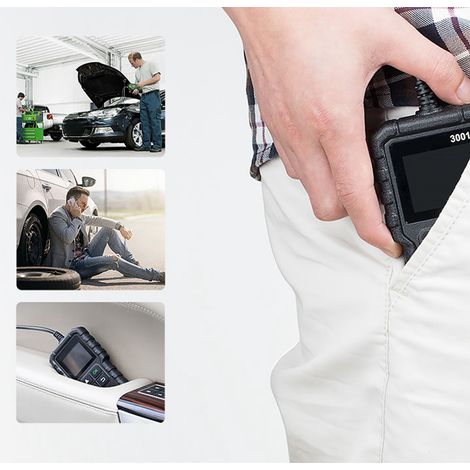 Scanner OBD2 multifonction haute efficacité universel avec écran LCD pour lecteur de codes d'erreur moteur automobile (1/5)