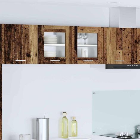 Hängeschrank 2 pcs Altholz 40 x 31 x 40 cm Holzwerkstoff