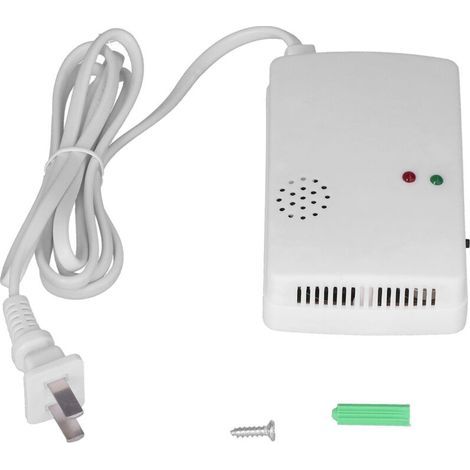 Natural gas leak detector, self-testing, liquefied petroleum gas alarm for home kitchen, 220V CN plug (1/4)