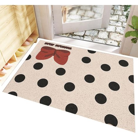 Tapis de salle de bain avec nœud, tapis de bain avec nœud - (1/5)