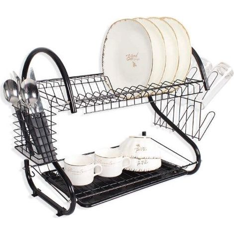 Dish drainer 38cm MR-1025-38-BLACK MAESTRO (1/2)