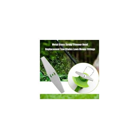 Lot de 5 Lames de Rechange pour Coupe Herbe, Acier, Lames de Tondeuse À Gazon en Acier Avec Lames Tranchantes, Lames de Tondeuse Électrique pour Coup (1/4)