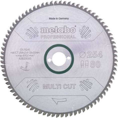 Metabo HW CT hoja sierra circular 315 mm 96 dientes carburo